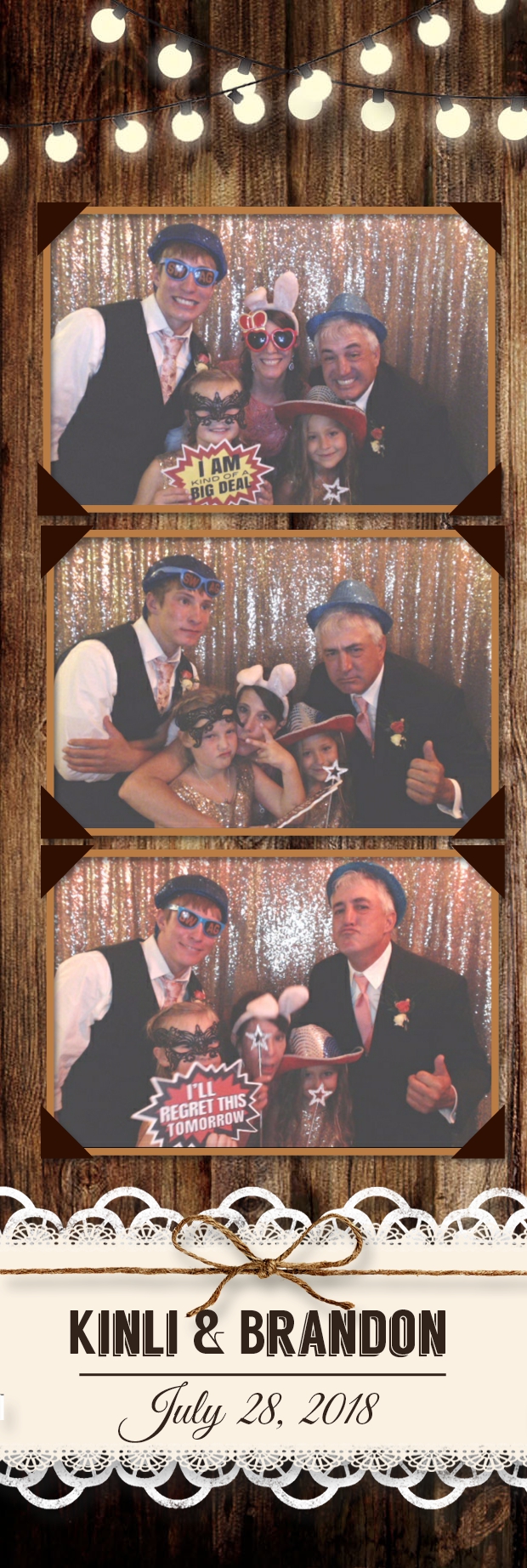Kinli and Brandon's Wedding | View more photos from the event at gallery.photoboothbillings.com/u/PhotoBoothBillings/Kinli-and-Brandons-Wedding